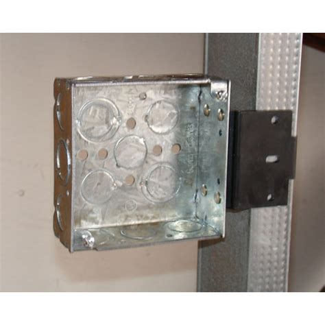 junction box metal stud bracket|stud mounted box support.